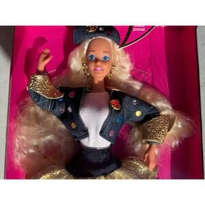 Mattel Barbie Super Talk Talking Fashion Doll, Blue Eyes, Blonde, 11.5 in, 1994